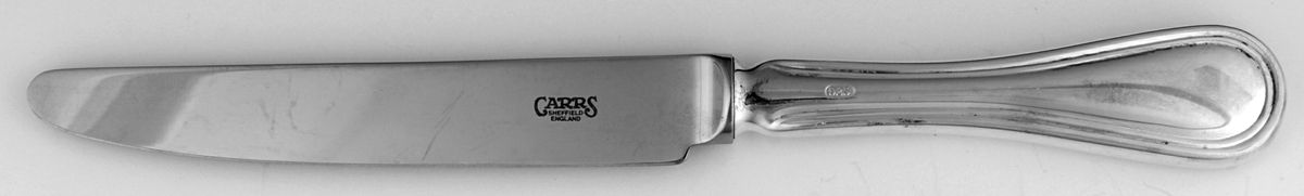 English Thread (Sterling) New French Hollow Knife by R. Carrs (England)-1