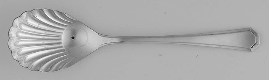 Grecian (Sterling) Sugar Shell Spoon by R. Carrs (England)-1
