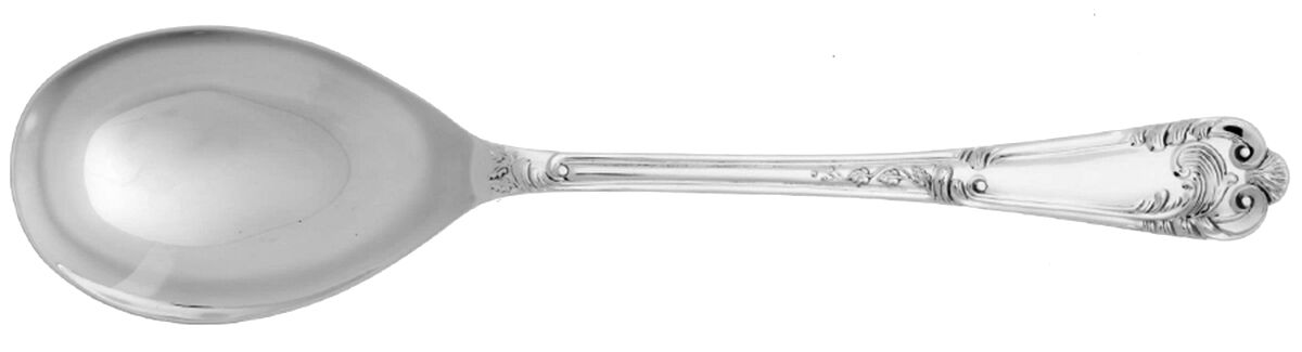 La Regence (Sterling) Solid Salad Serving Spoon by R. Carrs (England)-1