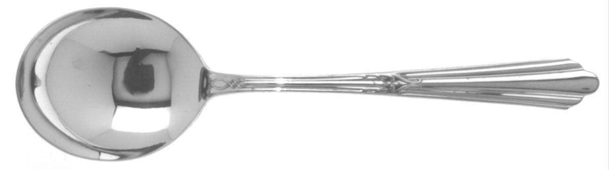 CSI1 (SILVERPLT) Round Bowl Soup Spoon (Gumbo) by Caroline-1