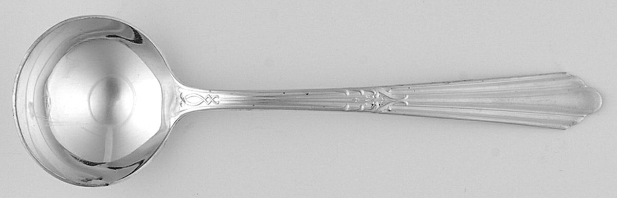 CSI1 (SILVERPLT) Round Bowl Soup Spoon (Bouillon) by Caroline-1