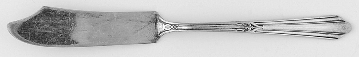 CSI1 (SILVERPLT) Flat Handle Master Butter Knife by Caroline-1