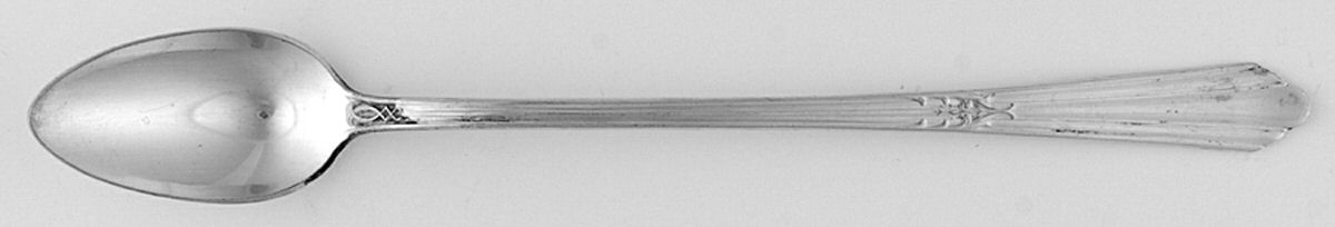 CSI1 (SILVERPLT) Iced Tea Spoon by Caroline-1