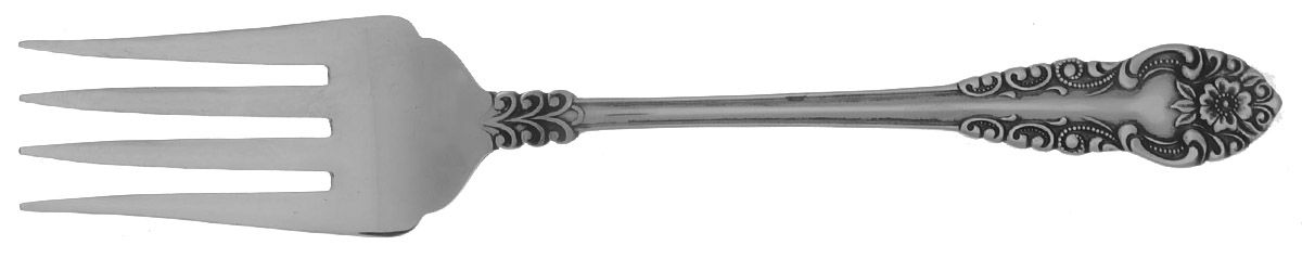 Voisin (Stainless) Medium Solid Cold Meat Serving Fork by Continental Silver-1