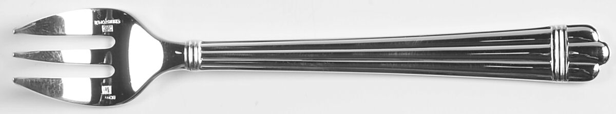Aria (Silverplate, 1984) Cocktail/Seafood Fork by Christofle France-1