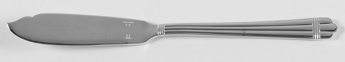Aria (Silverplate, 1984) Individual Solid Fish Knife by Christofle France-1