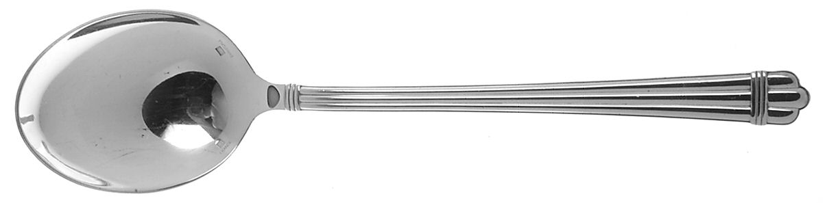 Aria (Silverplate, 1984) Solid Salad Serving Spoon by Christofle France-1