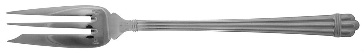 Aria (Silverplate, 1984) Solid Serving Fork by Christofle France-1