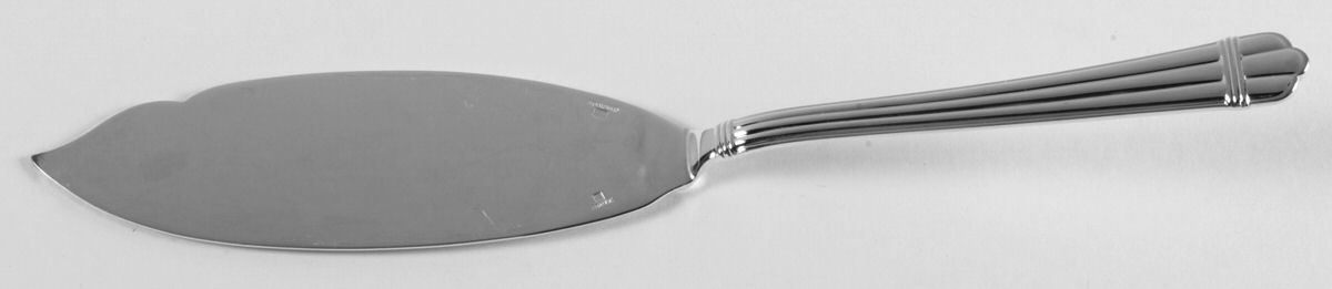 Aria (Silverplate, 1984) Large Solid Fish Serving Knife by Christofle France-1