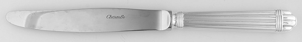 Aria (Silverplate, 1984) Modern Hollow Knife by Christofle France-1