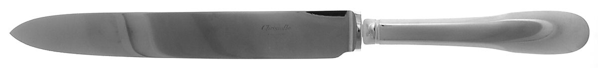 Cluny (Silverplate, 1963) Large Stainless Blade Roast Carving Knife by Christofle France-1