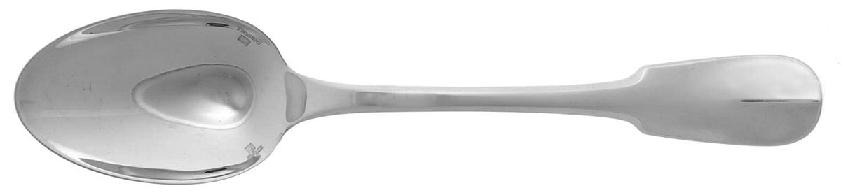 Cluny (Silverplate, 1963) European Place/Oval Soup Spoon by Christofle France-1