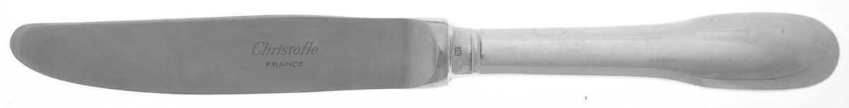 Cluny (Silverplate, 1963) Pastry Knife with Stainless Blade by Christofle France-1