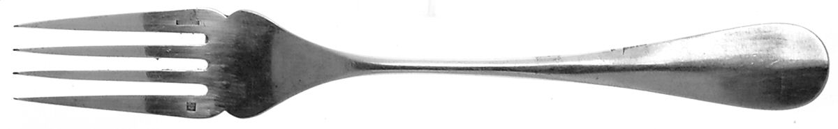 Fidelio (Silverplate, 1992) Individual Solid Fish Fork by Christofle France-1