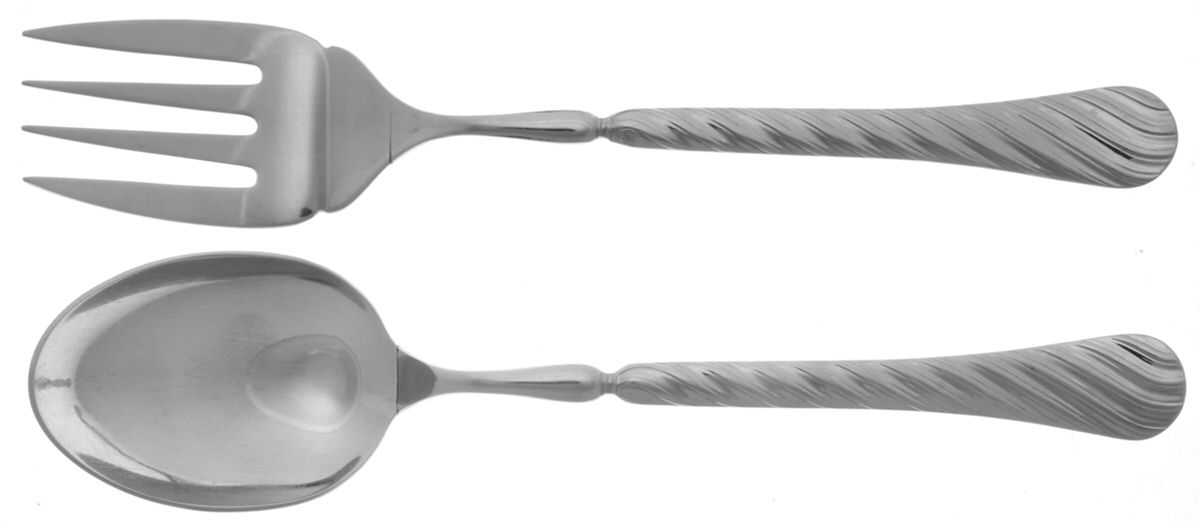 Liane (Stainless) Solid Serving Set by Christofle France-1