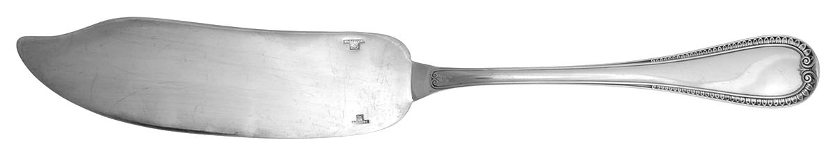 Malmaison (Silverplate, 1967) Small Solid Fish Serving Knife by Christofle France-1