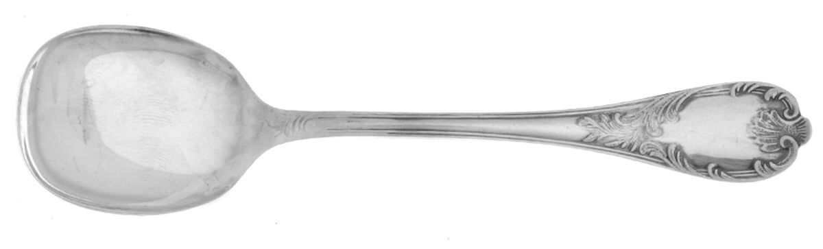 Marly (Silverplate, Satin Handle) Sugar Spoon by Christofle France-1