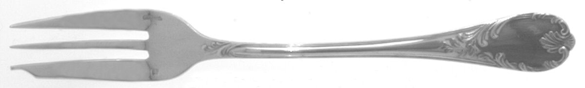 Marly (Silverplate, Satin Handle) Fork-Pastry by Christofle France-1