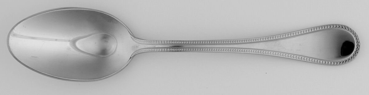 Mimosa (Stainless, Glossy) Dessert/Oval Soup Spoon by Christofle France-1