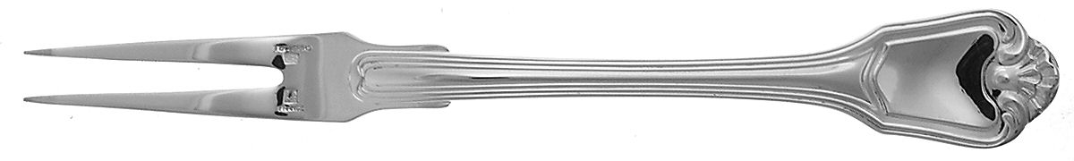 Port Royal (Silverplate) Snail Fork by Christofle France-1