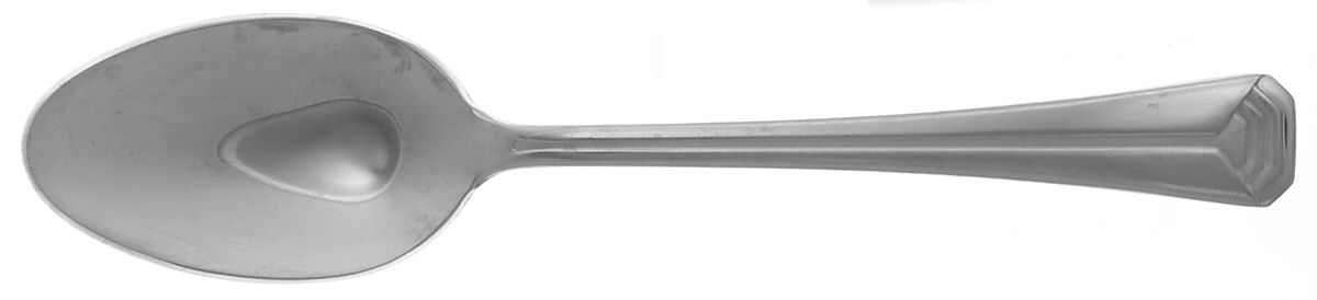 Pyramis (Stainless) Dessert/Oval Soup Spoon by Christofle France-1