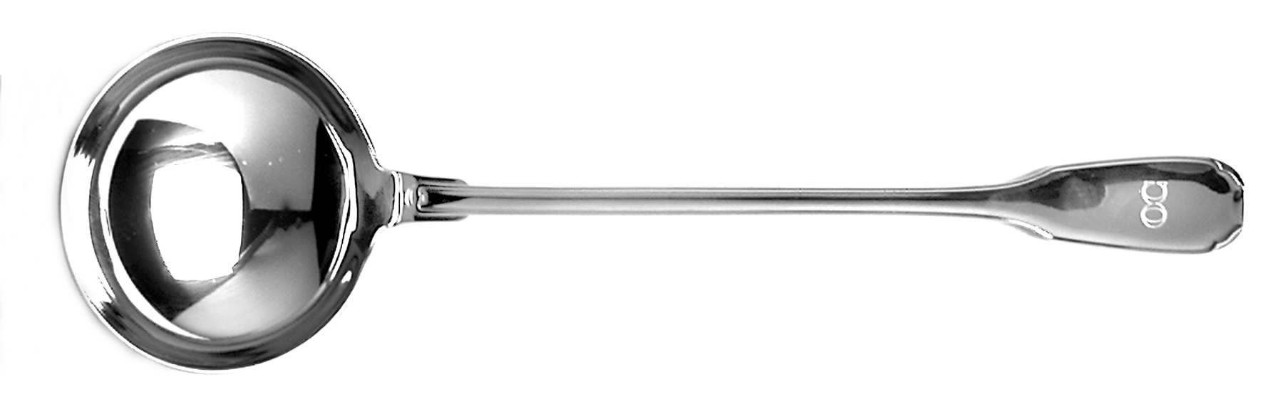 Touraine (Stainless) Solid Soup Ladle by Christofle France-1
