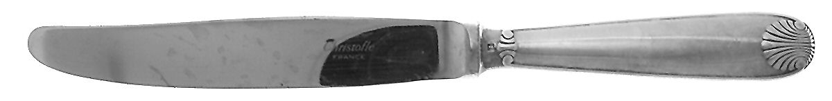 Vendome-Arcantia (Silverplate) Modern Hollow Knife by Christofle France-1