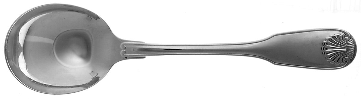 Vendome-Arcantia (Silverplate) Round Bowl Soup Spoon (Cream Soup) by Christofle France-1