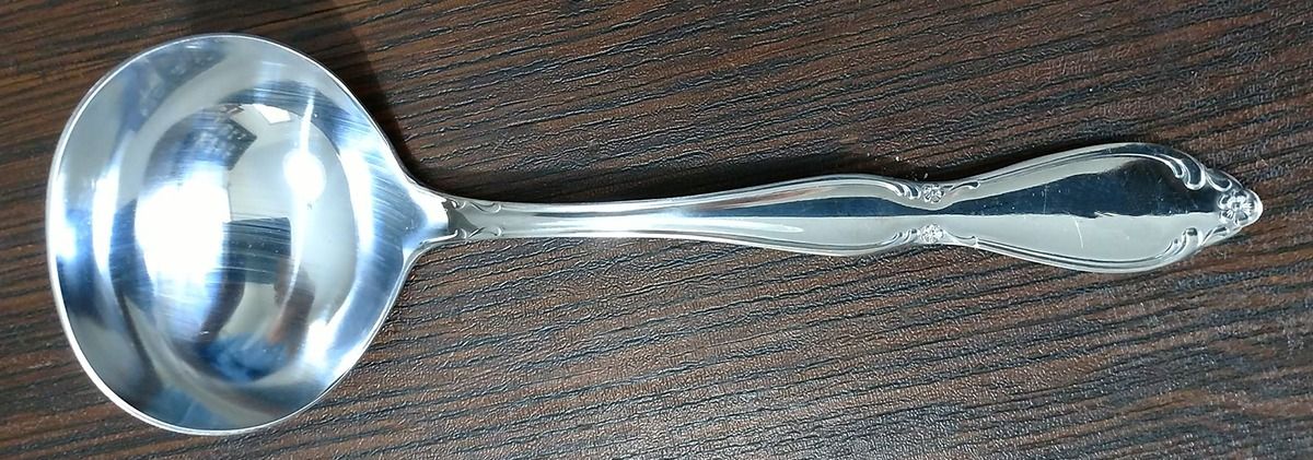CUS11 (Stainless) Solid Gravy Ladle by Customcraft-1