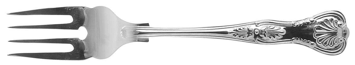 English King (Silverplate) Individual Salad Fork by Cooper Bros & Sons-1