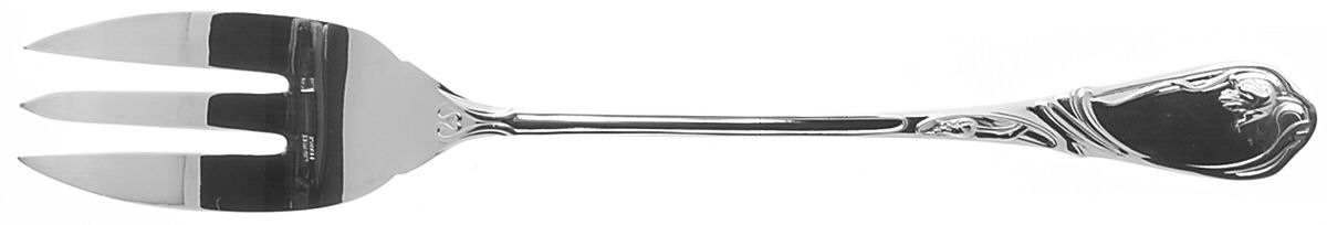 Tulipe (Silverplate) Solid Serving Fork by Chambly-1