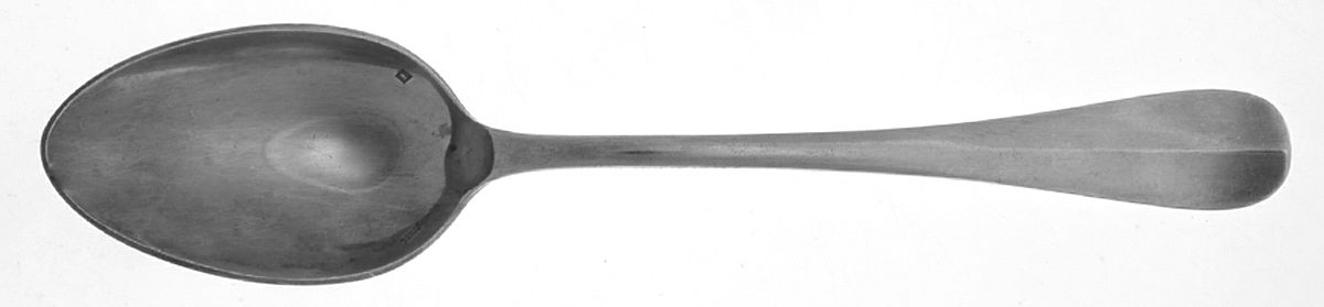 Baguette (Silverplate) Solid Serving Spoon by Chambly-1