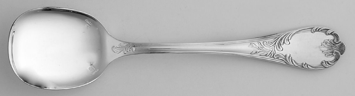 Marly (Silverplate, 1890, Glossy Handle) Ice Cream Spoon Individual by Christofle France-1