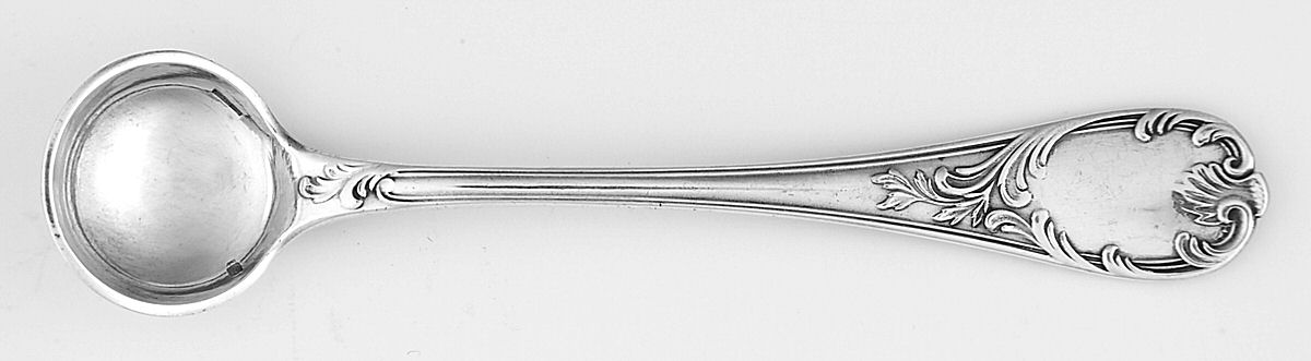 Marly (Silverplate, 1890, Glossy Handle) Master Salt Spoon by Christofle France-1