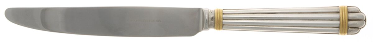 Aria Gold (Sterling, Gold Accent) New French Hollow Knife by Christofle France-1