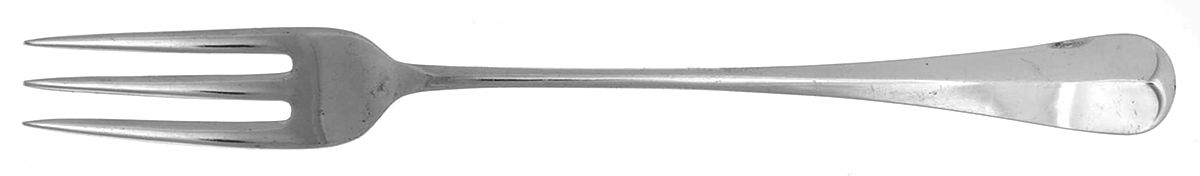 Queen Anne (Silverplate) Large Solid Dressing Fork by Cooper Bros & Sons-1