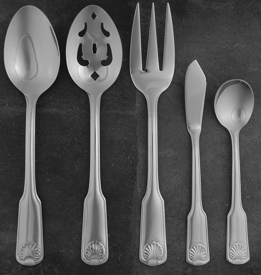 Shell (Stainless) 5 Piece Hostess Set by Cambridge Silver-1