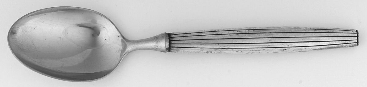 Jade-Lines (Sterling) Hollow Handle Tablespoon (Serving Spoon) by Contempra House-1
