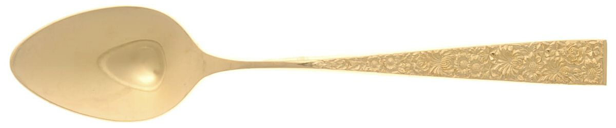 Golden Fresco (Gold Electroplate) Place/Oval Soup Spoon by Cosmos Products Company-1