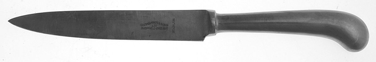 Queen Anne (Stainless, Satin) Hollow Pistol, Individual Stainless Fish Knife by Cooper Bros & Sons-1