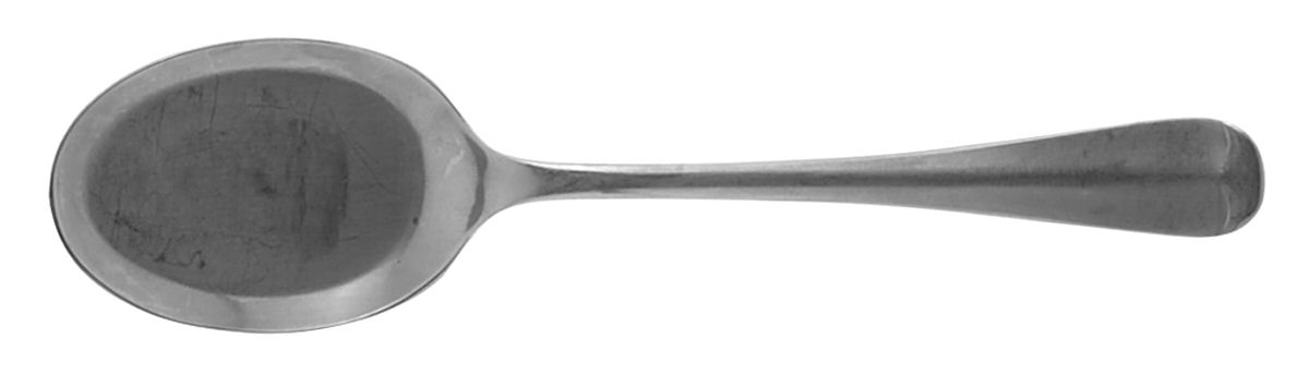 Queen Anne (Stainless, Satin) Solid Bon Bon Spoon by Cooper Bros & Sons-1