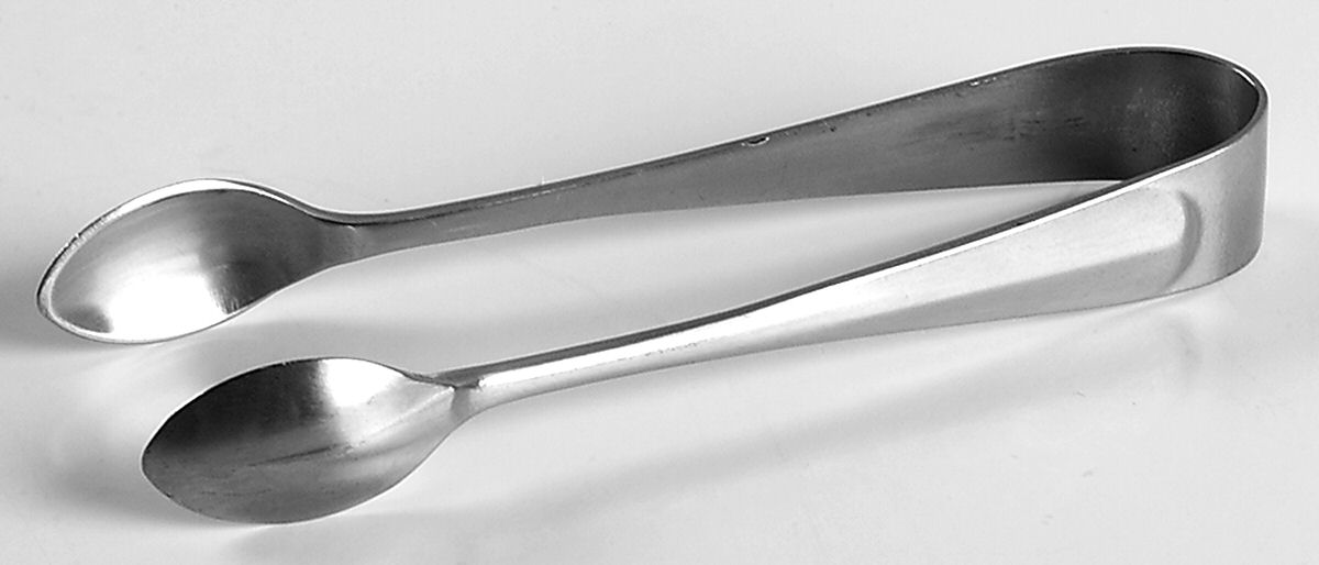 Queen Anne (Stainless, Satin) Sugar Tongs by Cooper Bros & Sons-1