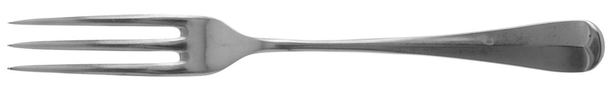 Queen Anne (Stainless, Satin) 3 Tine European Fork by Cooper Bros & Sons-1