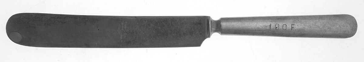 CGR1 (Silverplate) Old French Solid Knife by Craig-1