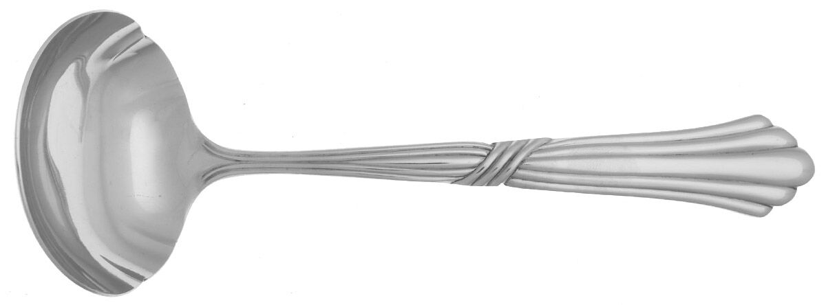 CLF35 (Stainless) Solid Gravy Ladle by The Cellar(Flatware)-1