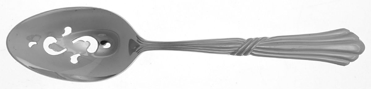 CLF35 (Stainless) Pierced Tablespoon (Serving Spoon) by The Cellar(Flatware)-1