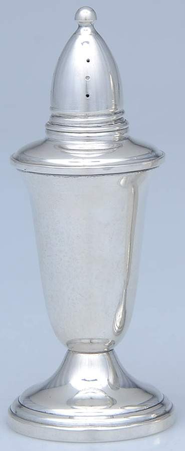 Sterling Hollowware Weighted Salt Shaker by Crown Silver Co-1