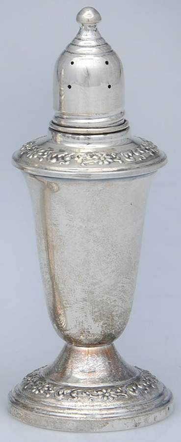 Sterling Hollowware Weighted Pepper Shaker by Crown Silver Co-1