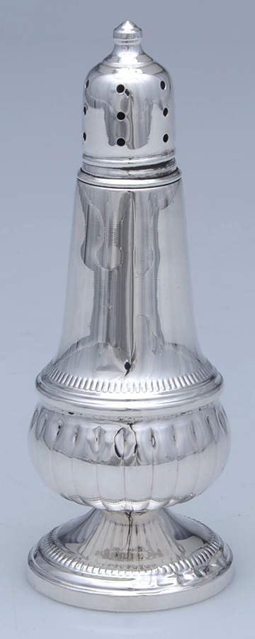 Sterling Hollowware Weighted Pepper Shaker by Crown Silver Co-1