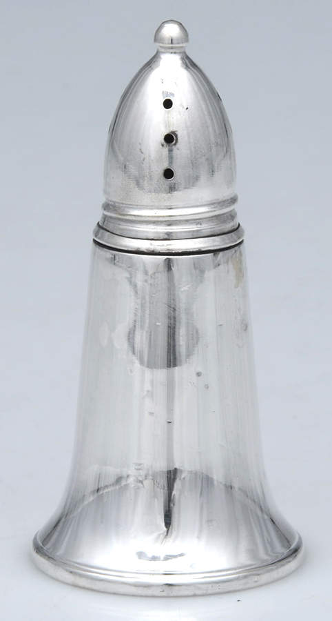 Sterling Hollowware Weighted Pepper Shaker by Crown Silver Co-1
